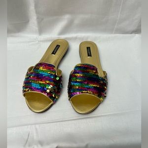 Dolce & Gabbana Glitter Sandals